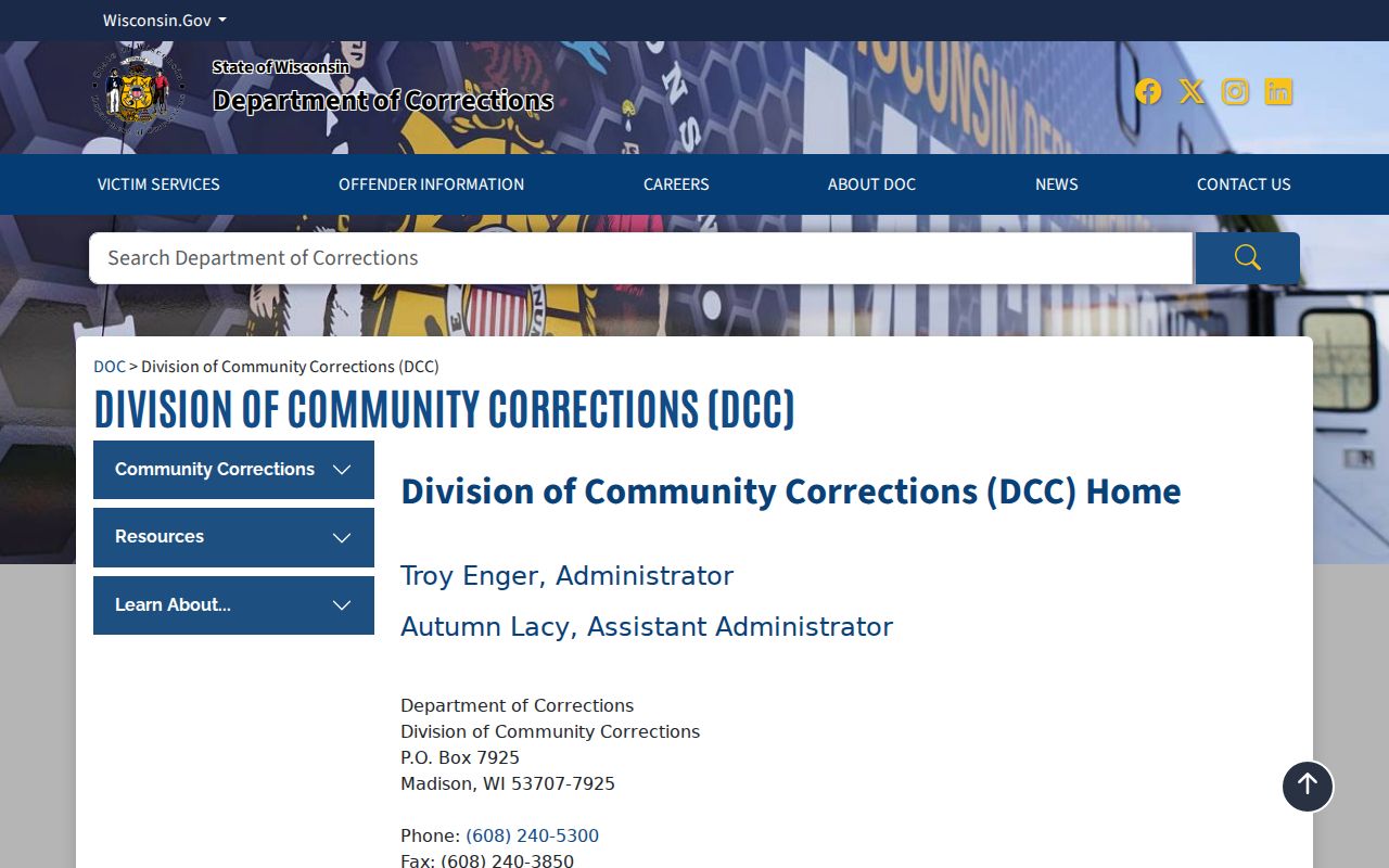 Town of Florence criminal records and Wisconsin community corrections